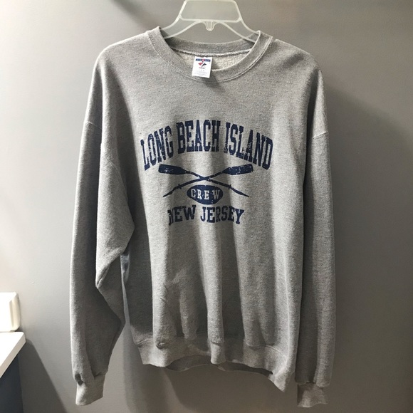 long beach island crewneck sweatshirt